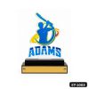 Custom Cricket Player Acrylic Trophy