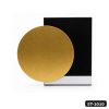 Modern Gold Oval Plaque
