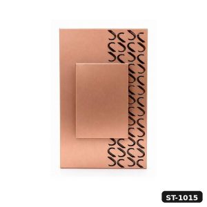 Rose Gold Geometric Plaque