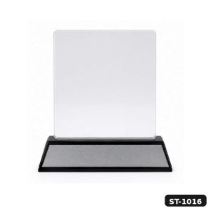 Clear Square Crystal Plaque